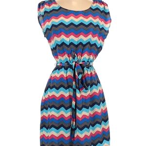 Speechless Chevron Patterned Dress